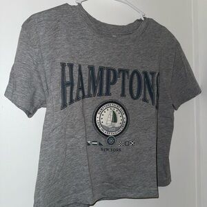 social culture gray hamptons graphic short sleeve shirt